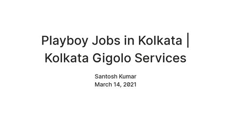 kolkata gigolo service|Kolkata Gigolo